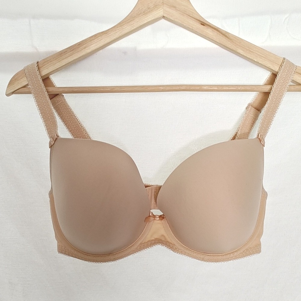 Freya Bra Deco Molded Plunge 32G Nude Beige AA4234NUE Underwire Full Coverage